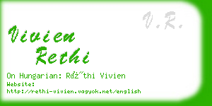 vivien rethi business card